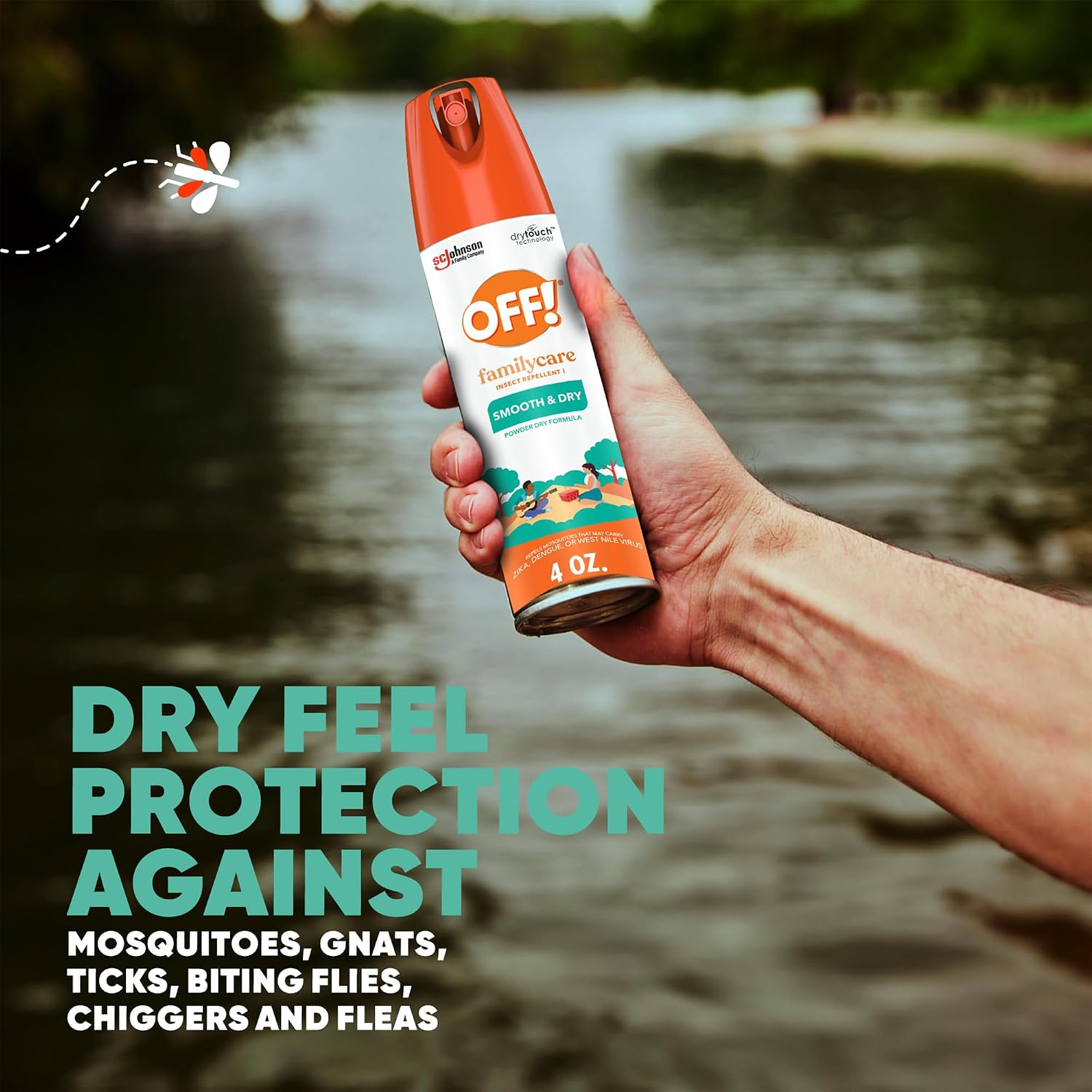OFF! Family Care Insect & Mosquito Repellent Bug Spray, 4 oz, (2-Pack)